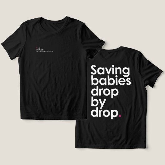 NWMMB Logo Tee Tri-Blend Shirt (Ontwerp Voorkant & Achterkant)