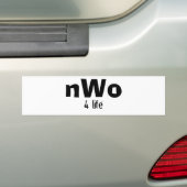 nWo, 4 leven Bumpersticker (Op auto)