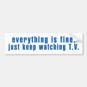 NWO-bericht voor u ~ Bumpersticker (Voorkant)