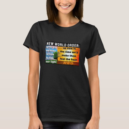 NWO Crisis Control (donker) T-shirt (Voorkant)