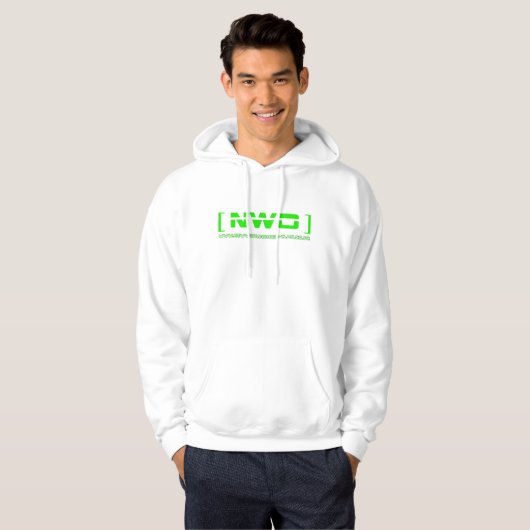 NWO White Hoodie (Voorkant volledig)
