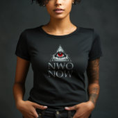 NWONOW Logo Zwart T-shirt