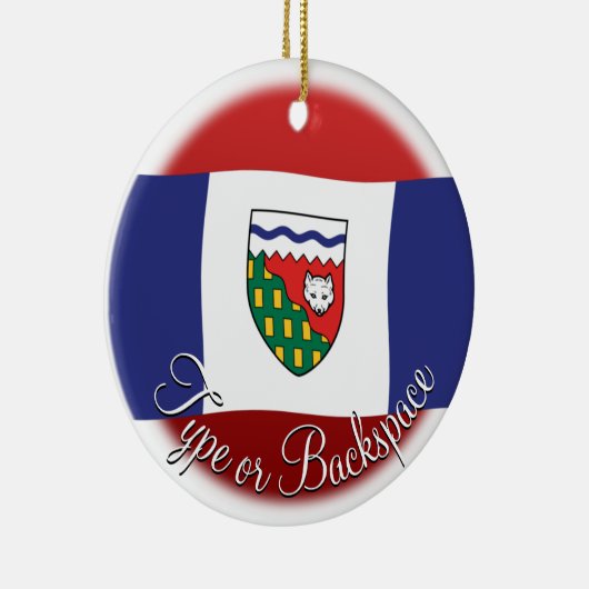 NWT Ornament Persoonlijke NWT-vlag (Rechts)