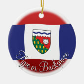 NWT Ornament Persoonlijke NWT-vlag (Voorkant)
