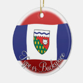 NWT Ornament Persoonlijke NWT-vlag (Links)