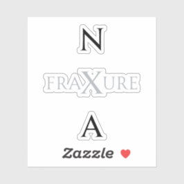NXA : Officiële merchandise FraXure album Monochro Sticker