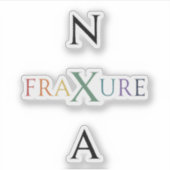 NXA : State merch FraXure album K-Pop Sticker (Voorkant)