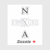 NXA : State merch FraXure album Monochrome K-Pop Sticker (Vel)