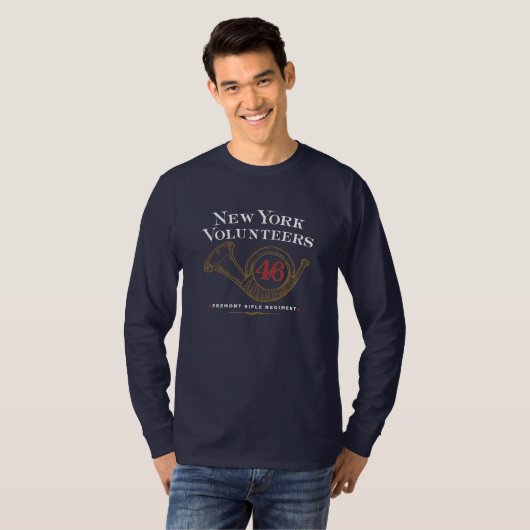 NY 46th Volunteer Regiment - LS T-shirt (Voorkant volledig)