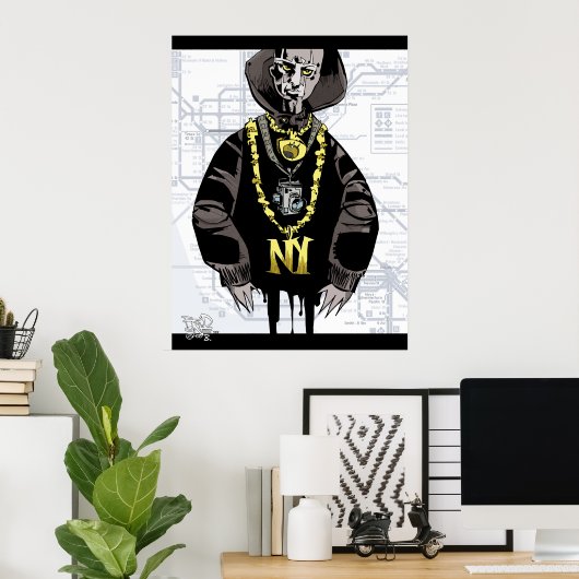 NY afdrukken/Poster Poster (Thuiskantoor)