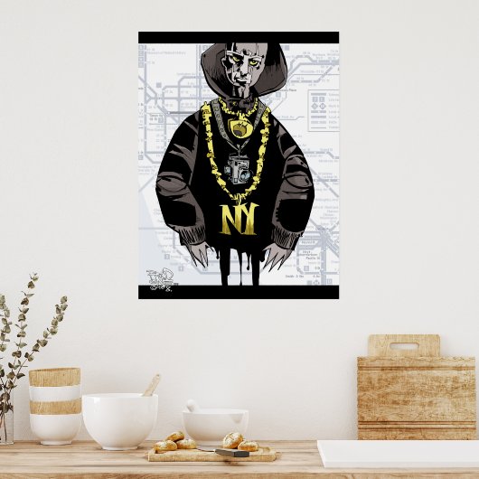 NY afdrukken/Poster Poster (Keuken)