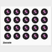 Ny And Heels Lover Nk Girls Clubs Disco Birthday C Ronde Sticker (Vel)