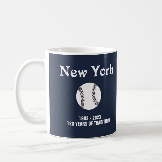 NY Baseball - Retro 2023 Koffiemok (Links)