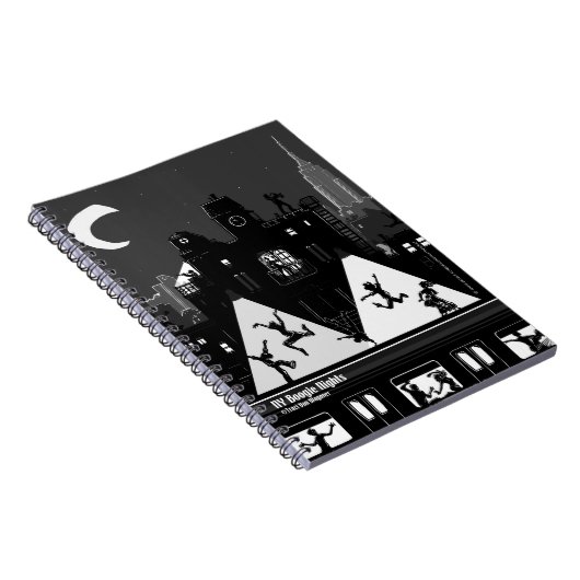 NY Boogie Nights-laptop Notitieboek (Rechterzijde)