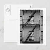 NY-brandtrap Briefkaart (Voorkant / Achterkant)