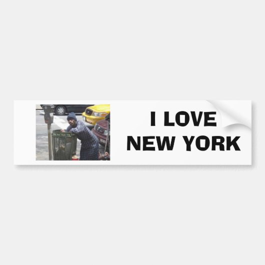 ny-bum00[1], IK VIND NEW YORK Bumpersticker (Voorkant)