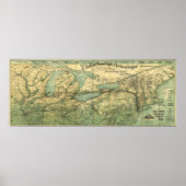 NY Central and Hudson River RR Poster (Voorkant)