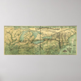 NY Central and Hudson River RR Poster