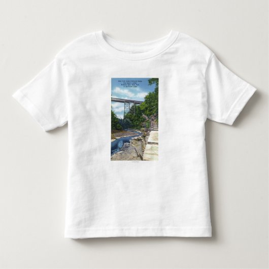 NY Central RR Bridge, Jacob's Ladder Kinder Shirts (Voorkant)