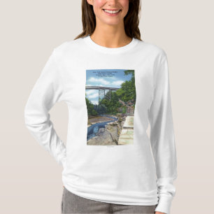 NY Central RR Bridge, Jacob's Ladder T-shirt