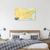 NY Centrale lijnen Canvas Afdruk (Insitu (Slaapkamer))