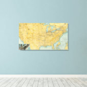 NY Centrale lijnen Canvas Afdruk (Insitu (Houten vloer))