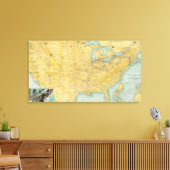 NY Centrale lijnen Canvas Afdruk (Insitu (Woonkamer))