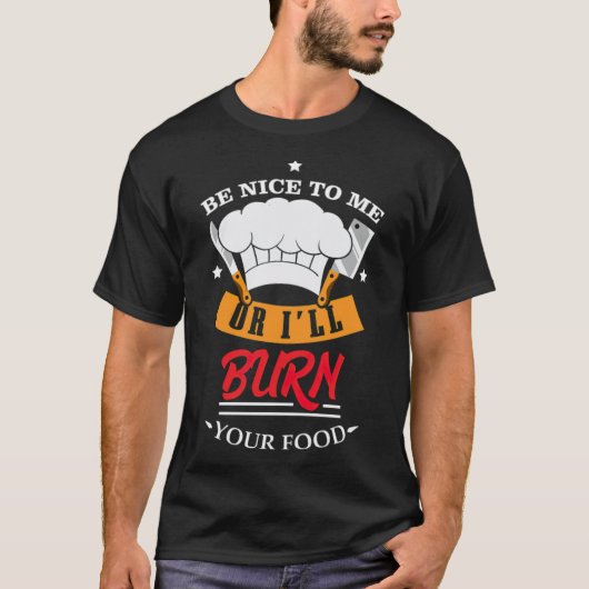 ny Chef Cook Joke Kitchen chef (vrouw) T-shirt (Voorkant)