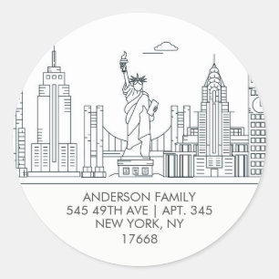 NY CITY APARTMENT   Nieuwe sticker van label voor 