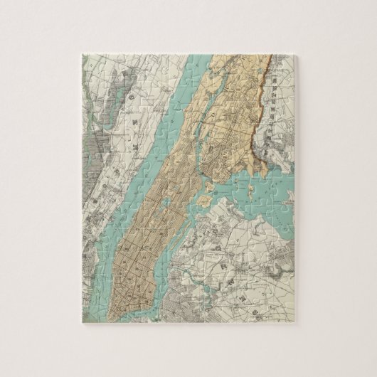 NY City, Brooklyn Legpuzzel (Verticaal)