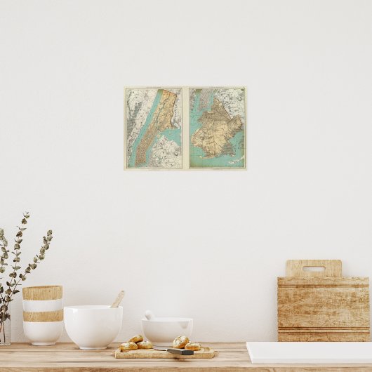 NY City, Brooklyn Poster (Keuken)