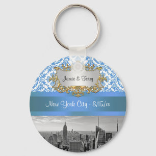 NY City Skyline D4  Invitation Suite Sleutelhanger