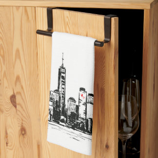 NY Cityscape Kitchen Towel Theedoek