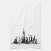 NY Cityscape Theedoek (Verticaal)