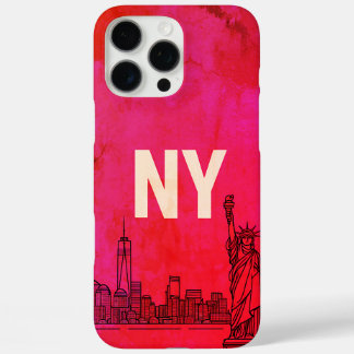NY Core-ontwerp iPhone 16 Pro Max Hoesje