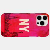 NY Core-ontwerp Case-Mate iPhone Case (Achterkant (horizontaal))