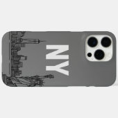 NY Core-ontwerp Case-Mate iPhone Case (Achterkant (horizontaal))