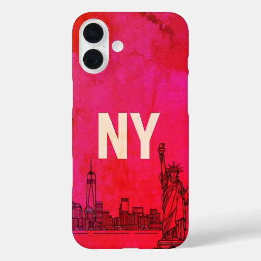 NY Core-ontwerp Case-Mate iPhone Case (Achterkant)