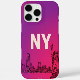 NY Core-ontwerp iPhone 16 Pro Max Hoesje