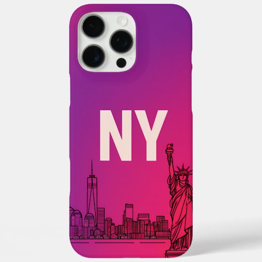 NY Core-ontwerp Case-Mate iPhone Case (Achterkant)