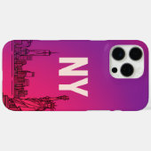 NY Core-ontwerp Case-Mate iPhone Case (Achterkant (horizontaal))