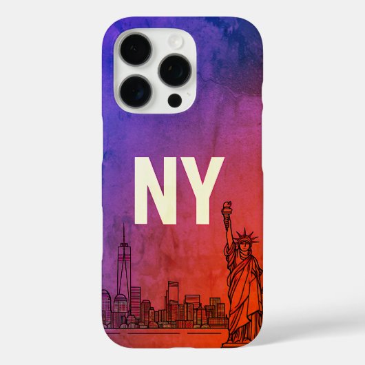 NY Core-ontwerp Case-Mate iPhone Case (Achterkant)
