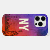 NY Core-ontwerp Case-Mate iPhone Case (Achterkant (horizontaal))
