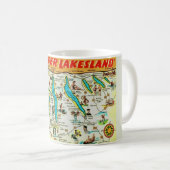 NY Finger Lakes Kaart Mok (Voorkant rechts)