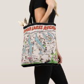 NY Finger Lakes Schoudertas Tote Bag (Dichtbij)