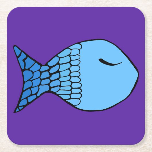 NY Fish Design Onderzetter (Voorkant)