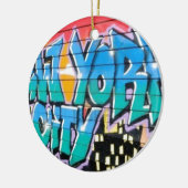ny graffiti keramisch ornament (Links)