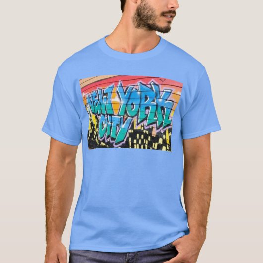 ny graffiti t-shirt (Voorkant)