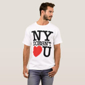 NY hoort geen hart (liefde) U T-shirt (Voorkant volledig)
