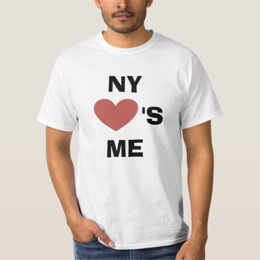 NY HOUDT VAN ME T-SHIRT (Voorkant)